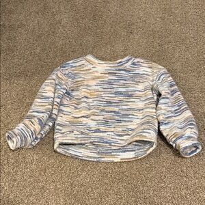 Old Navy Kids Multicolor Striped Knit Sweater - Blue, Cream, Tan